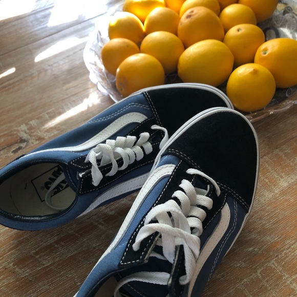 Vans old skool blue like new SOLD on mercari - Picture 2 of 5